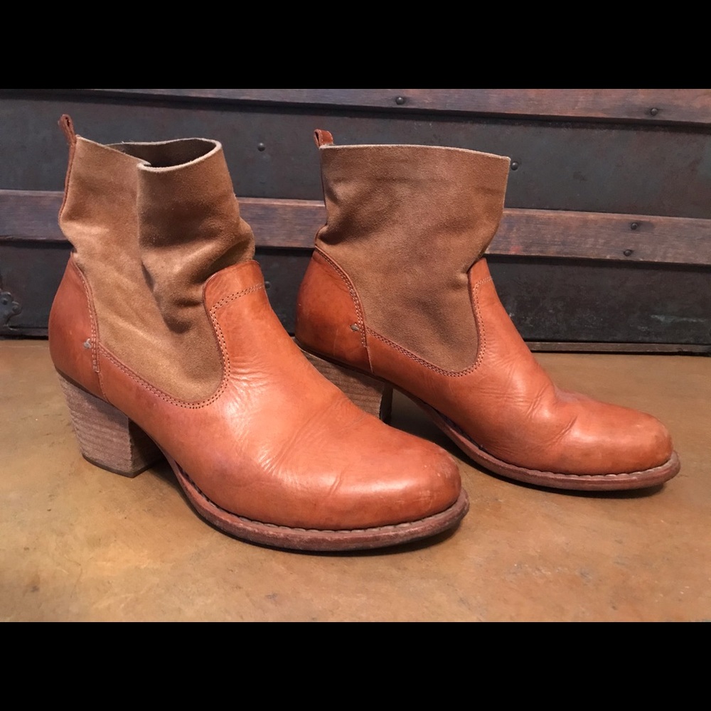 🍊 Rag & Bone Mercer Suede & Leather Boots 39.5 - Picture 3 of 6